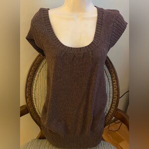 Forever 21 Scoop Neck Brown Sweater